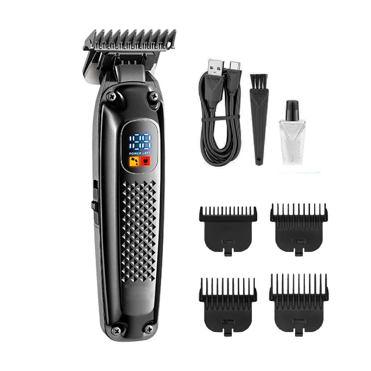 Máquina Motilar Profesional Barbería Inalámbrica Pantalla LED V-972